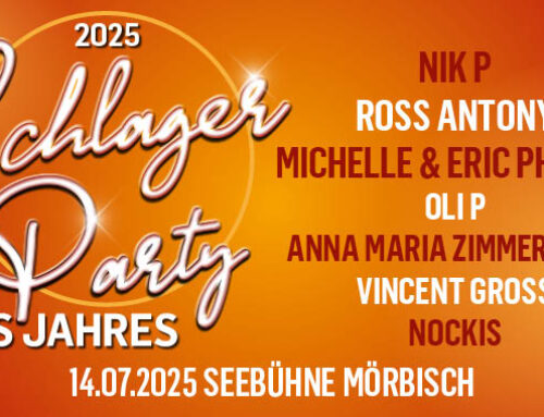 SCHLAGERPARTY DES JAHRES 2025 – SEEBÜHNE MÖRBISCH 14.07.2025