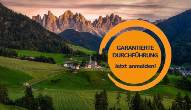 DOLOMITENZAUBER – TRENTINO & SÜDTIROL  14.-18.10.2026