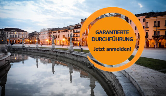 SAISONABSCHLUSS – ABANO TERME & PADUA  05.-08.11.2026